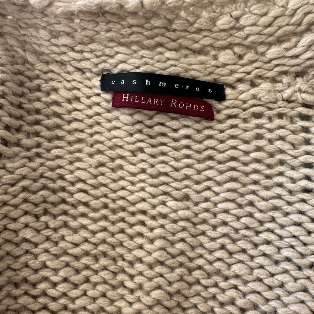 Hillary Rohde Scotland Hand Knitted Cashmere Sweater, S - Picture 5 of 9